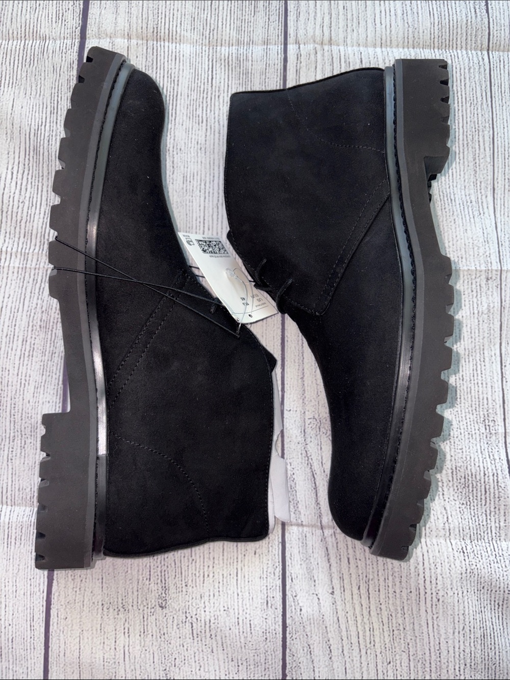 H&M Men’s Loafer Boots -Black Size 12